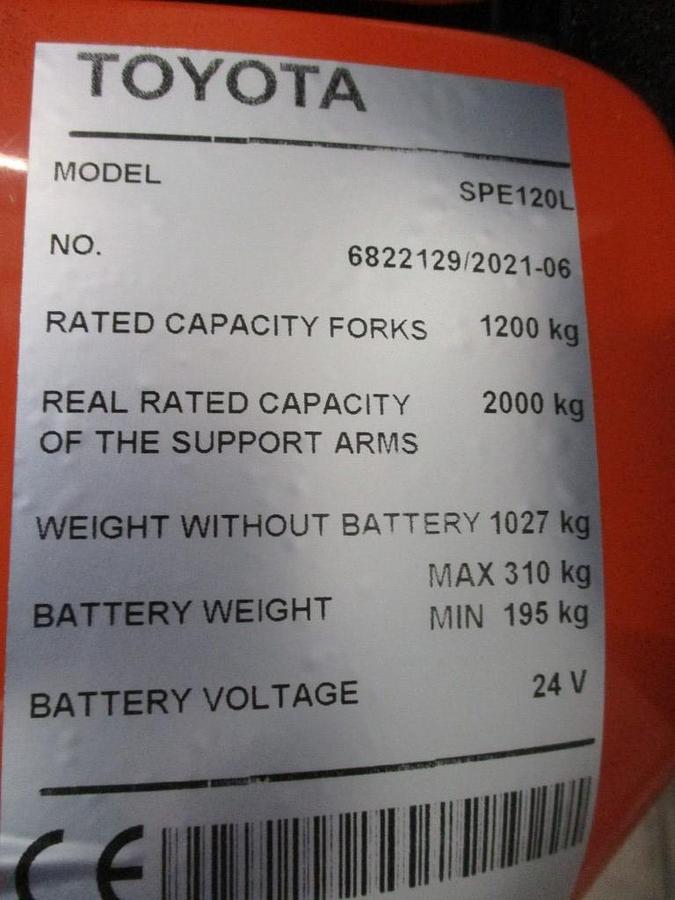 Refurbished 2021 TOYOTA SPE120L - 117