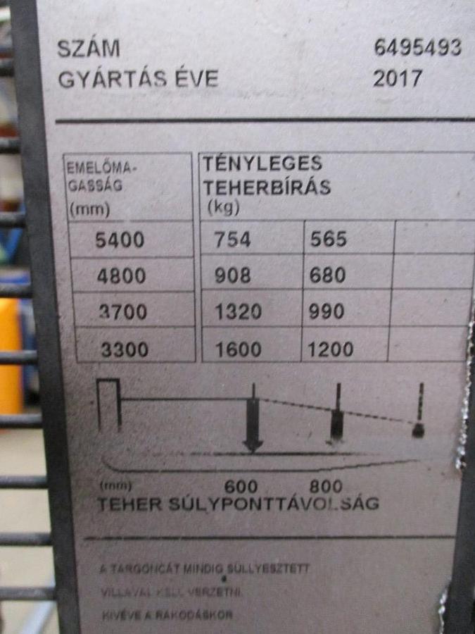 Refurbished 2017 TOYOTA SWE 160 triplex - 2058