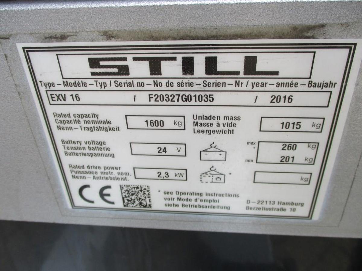 Refurbished 2016 STILL EXV16 - 2844