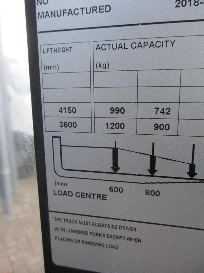 Refurbished 2018 TOYOTA SWE120XR triplex - 142