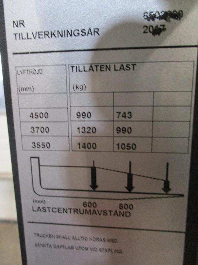 Refurbished 2016 TOYOTA SPE120 triplex - 2414