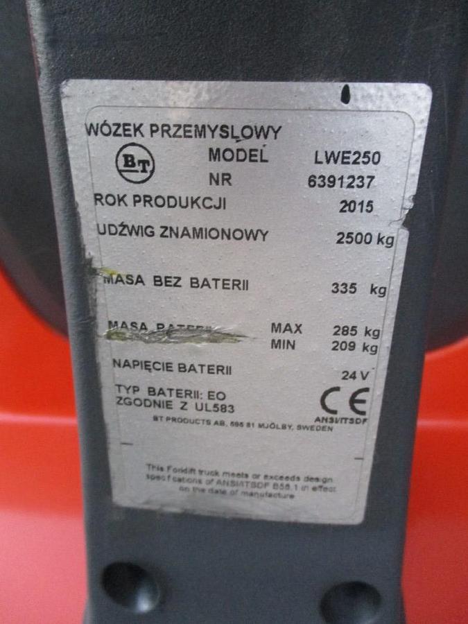 Refurbished 2015 BT LWE250 - 956