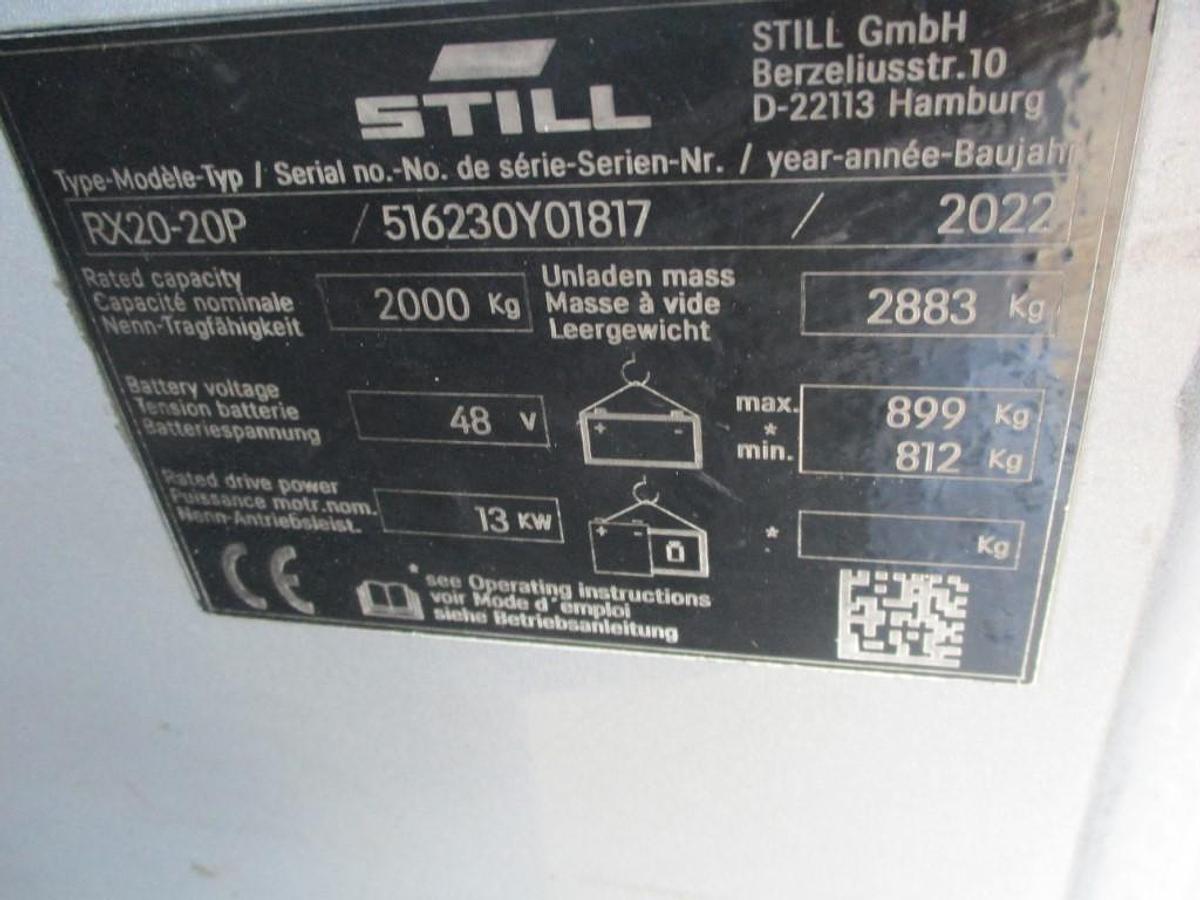 Refurbished 2022 STILL RX20-20P - 5315