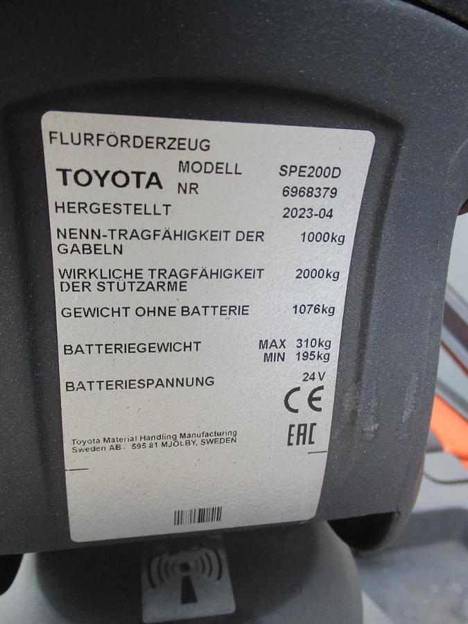 Refurbished 2023 TOYOTA SPE200D - 1992