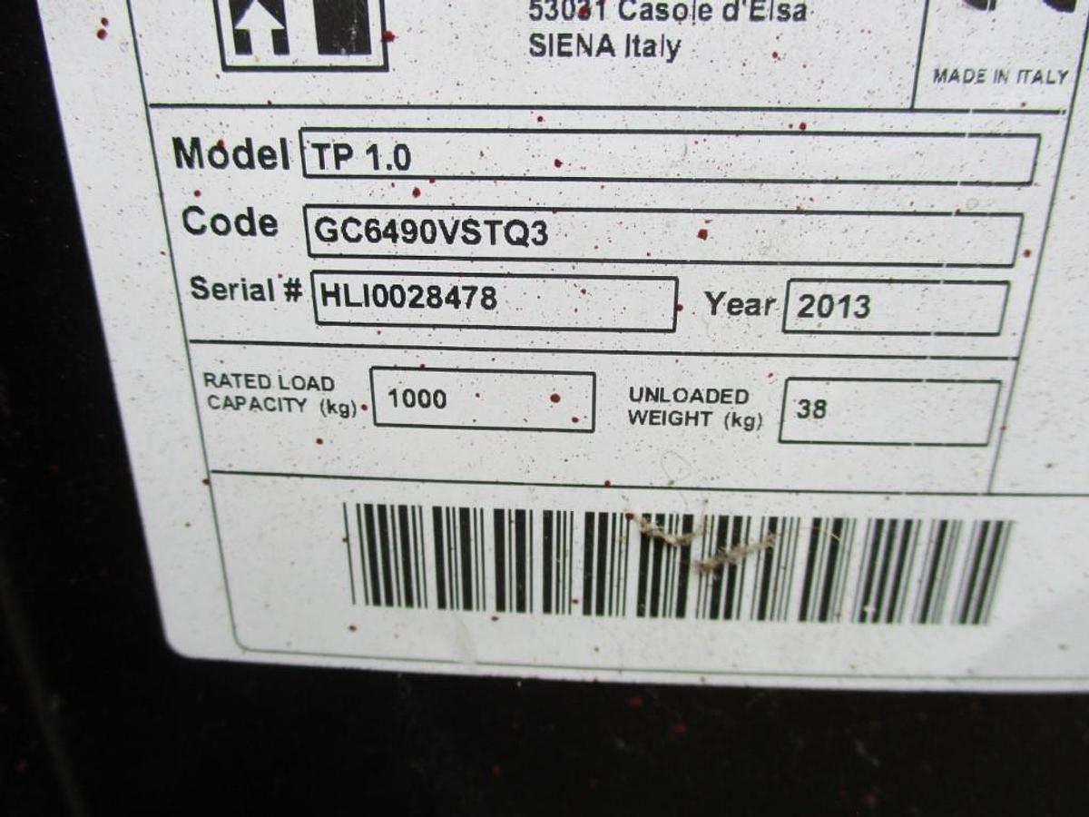 Refurbished 2014 Hyster TP1 - 1000