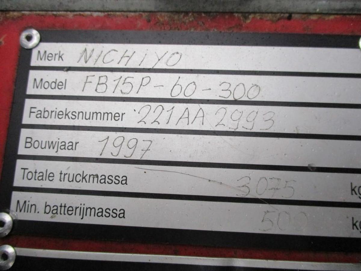 Refurbished Nichiyu FB15P-60-300