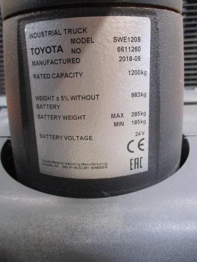 Refurbished 2018 TOYOTA SWE120S triplex - 176