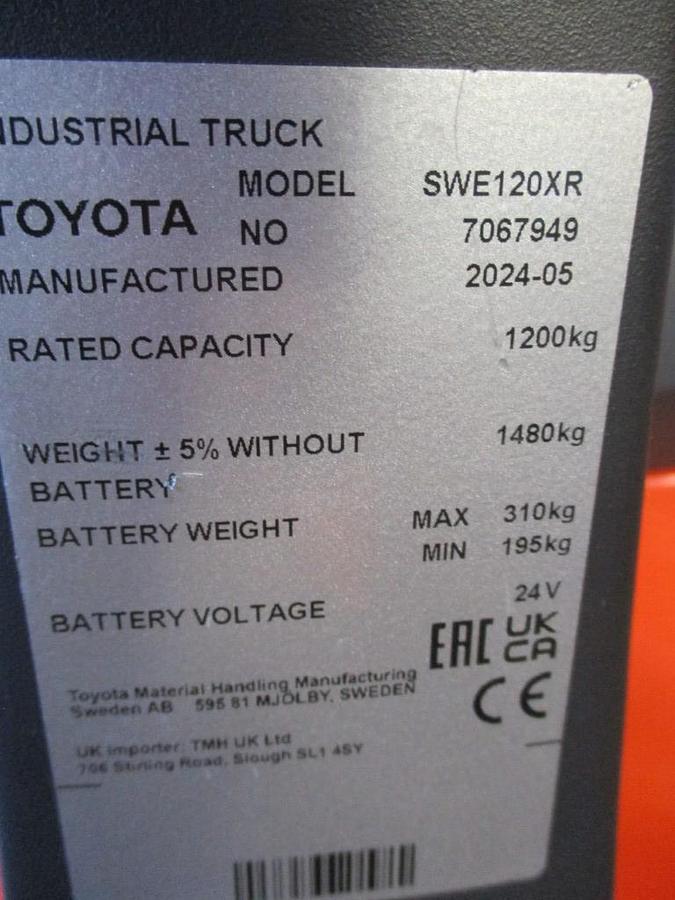 Refurbished 2024 TOYOTA SWE120XR  - 133