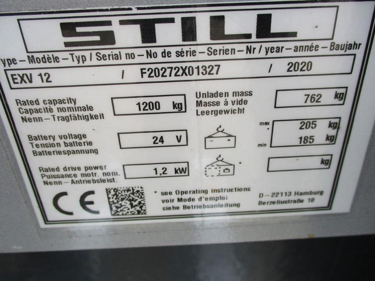 Refurbished 2020 STILL EXV12 - 2849