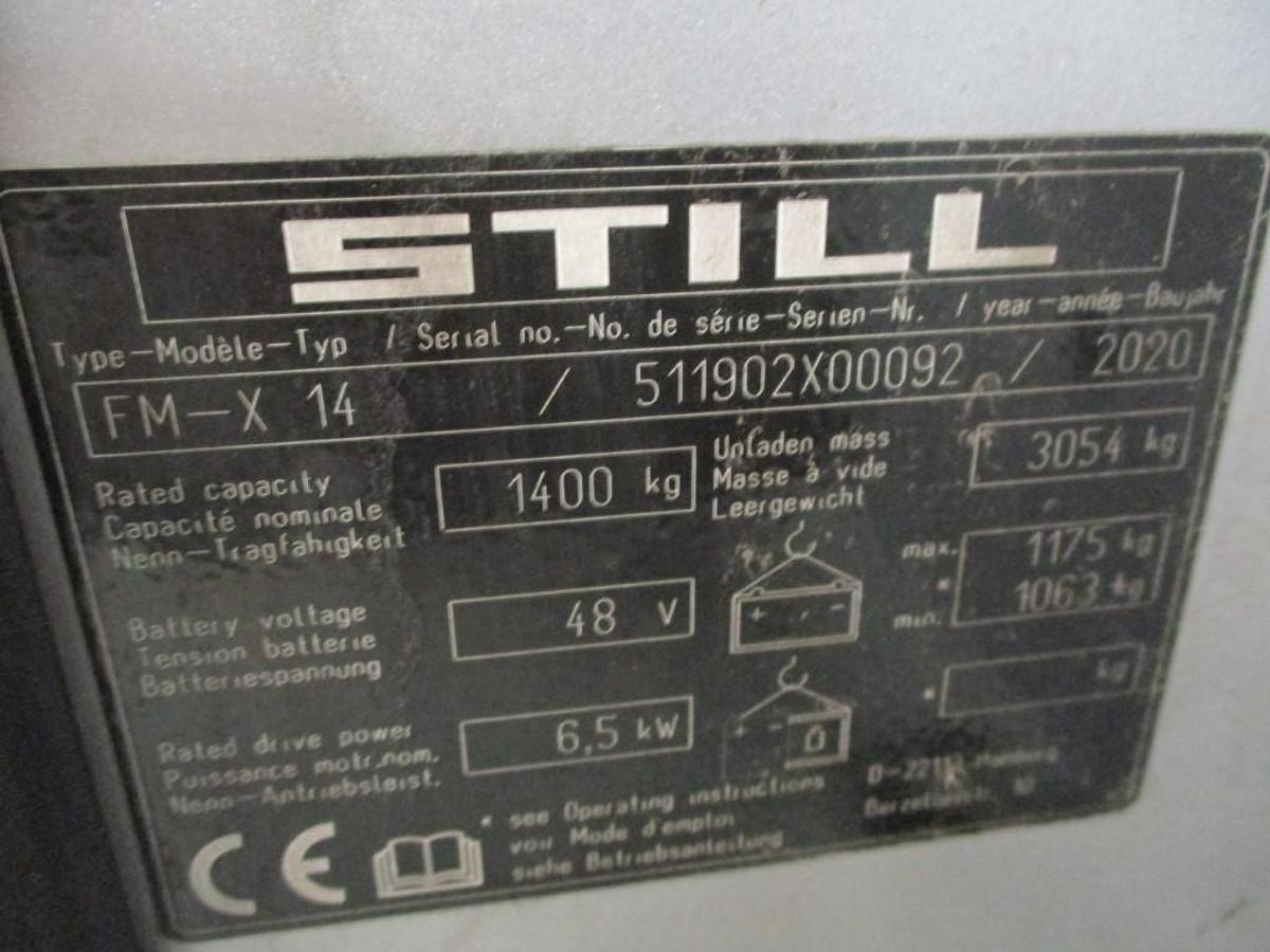 Refurbished 2020 STILL FM-X14 - 7773