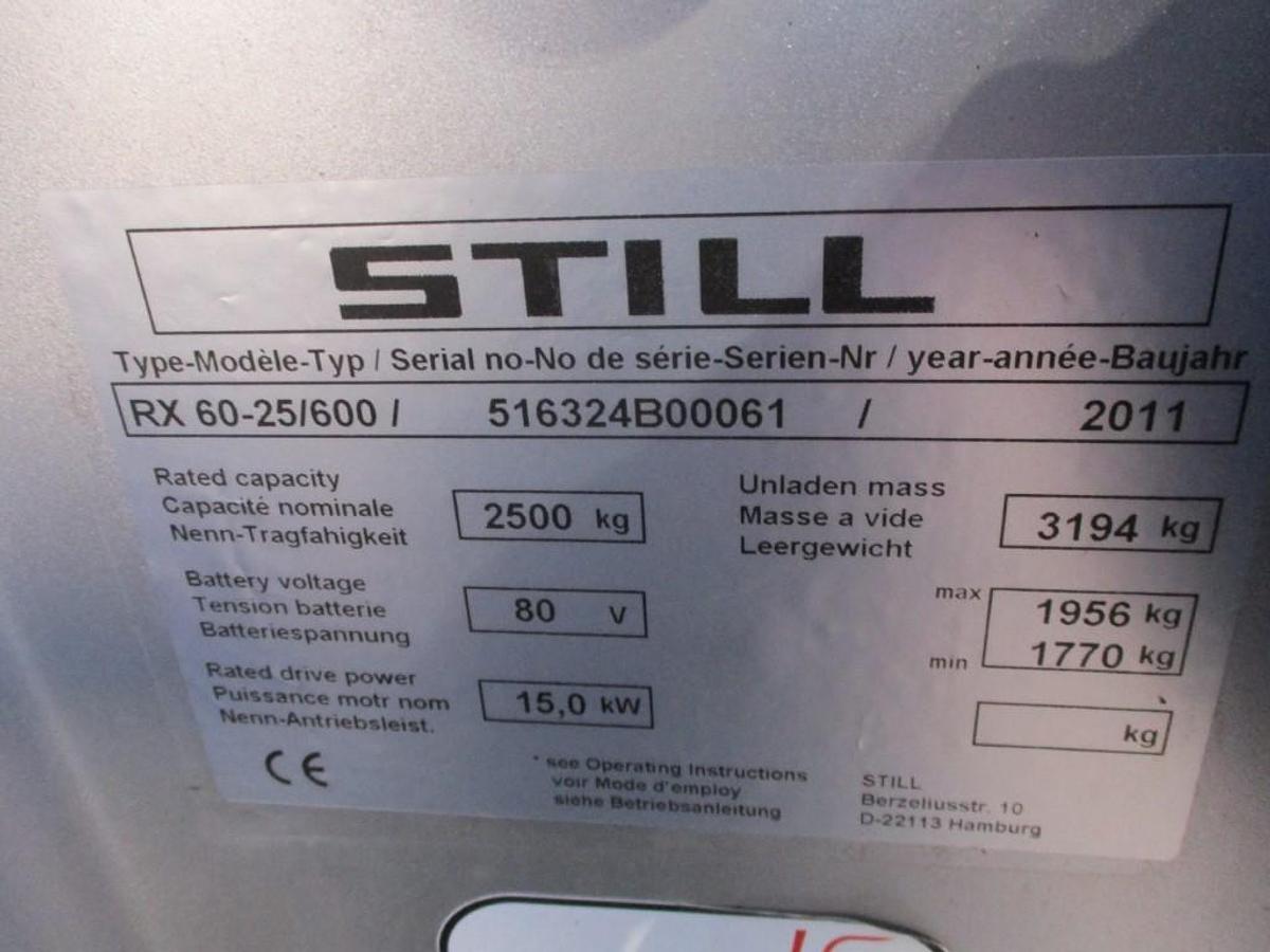 Refurbished 2011 STILL RX60-25/600 - 14749