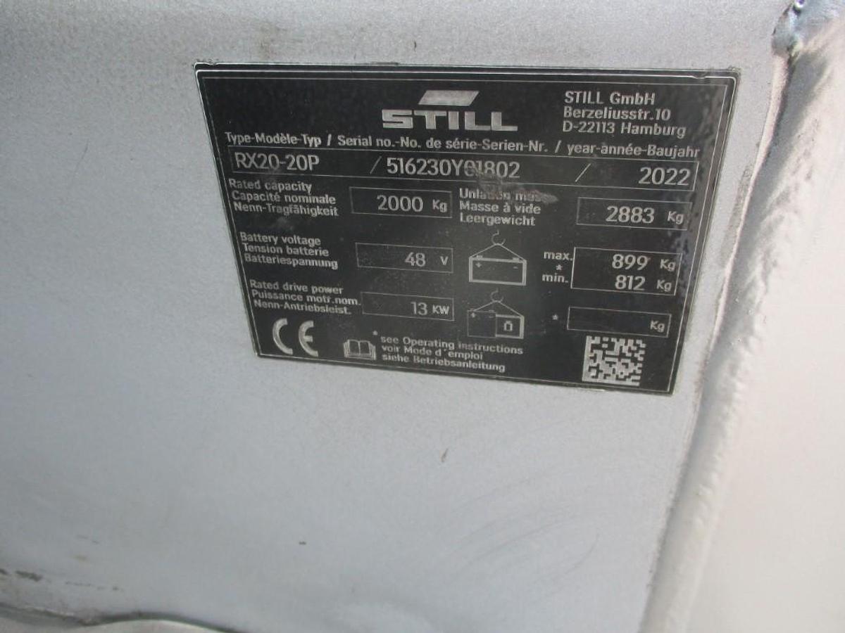 Refurbished 2022 STILL RX20-20P - 5960
