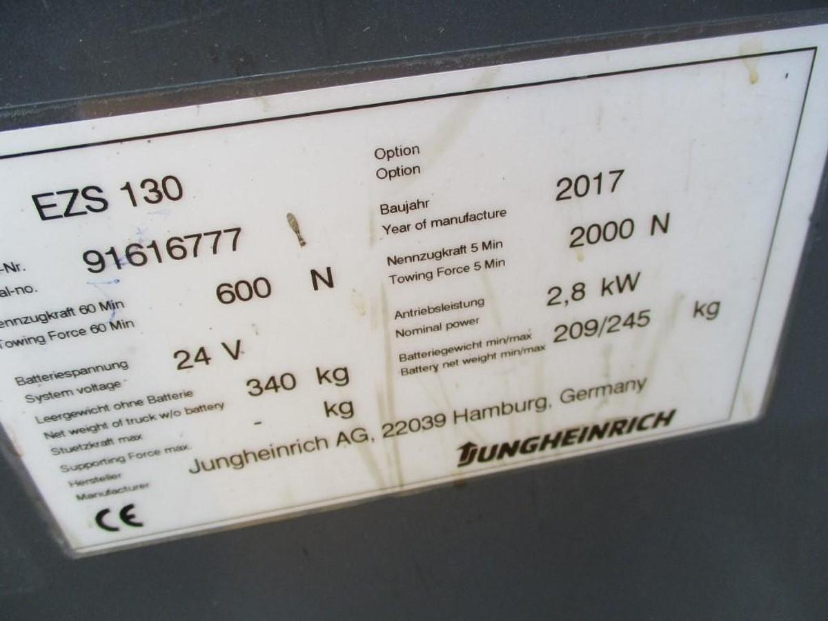 Refurbished 2017 Jungheinrich  EZS130 - 8236