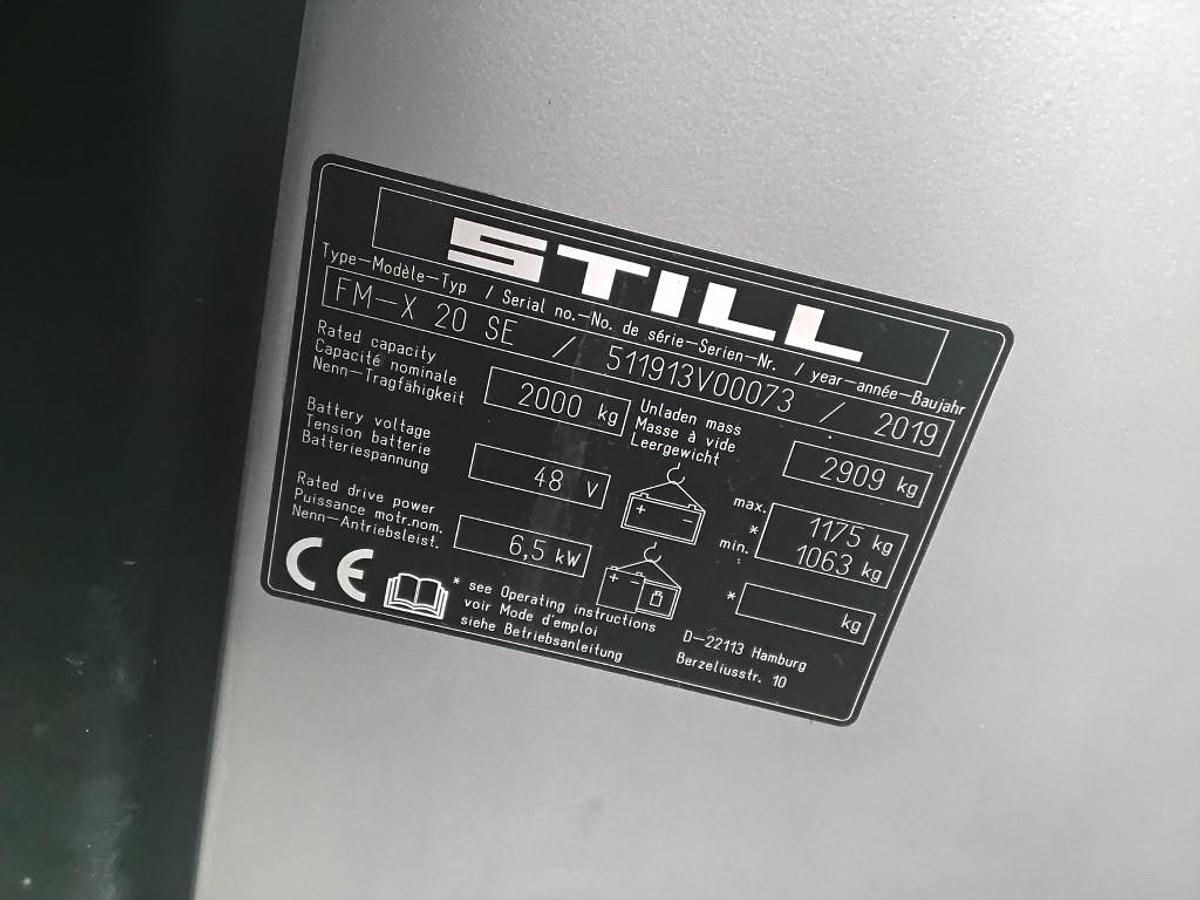 Refurbished 2019 STILL FM-X20SE - 7638