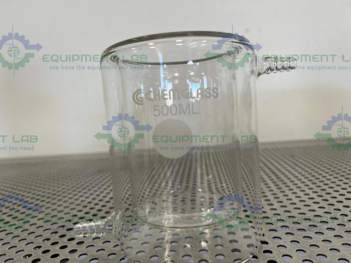 Chemglass  CG-1103-04  Jacketed Reaction Beaker 500mL