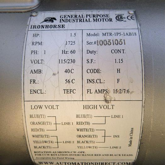 Used Press, Juice, Goodnature, Mdl X-6, 1 HP, 480 lb Cap, B #S743684