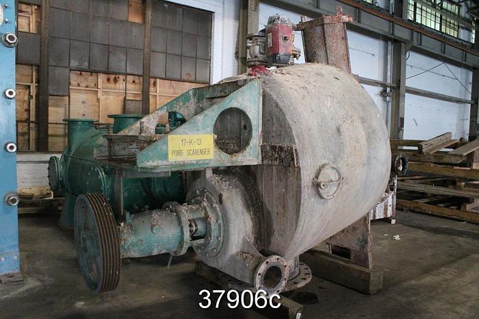 Used Fiberprep Scavenger II Detrashing Screen, with Motor #37906