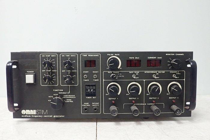 Used Physio Technology Omnistim Model 3010 Medium Frequency Current Generator