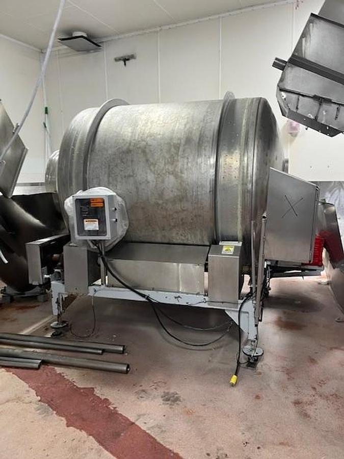 Used U-MEC Vacuum Tumbler on Load Cells; Md#1120