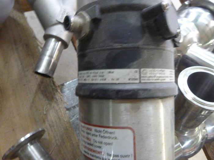 Used Burkert 1" Angle Stop Valves