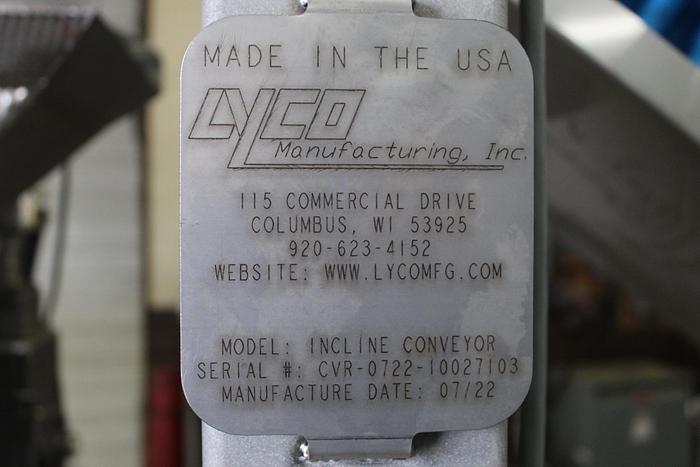 Used Lyco Dual Zone Rotary Drum Cooker/Cooler; 36"x8'x4'