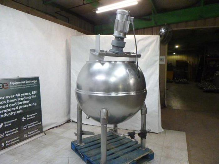 Used Groen 200 Gallon Stainless Steel Spherical Jacketed Scraper Agitated Kettle; Md#INA-200-SP
