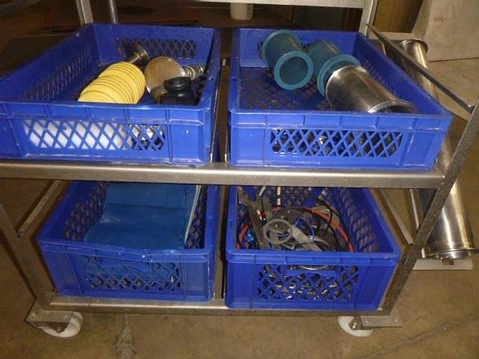 Used Vemag Vacuum Filler; Md#HP25E with Loaf Cutter and Load Hopper