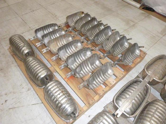 Used Ham Boiler Company Ribbed Oval Meat Molds-10-12# capacity: 18 units available