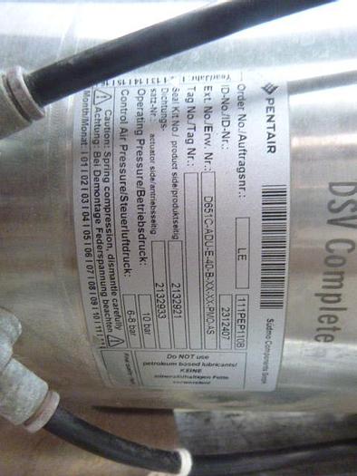 Used Pentair Double Seat Valves; DSV Complete; 4"