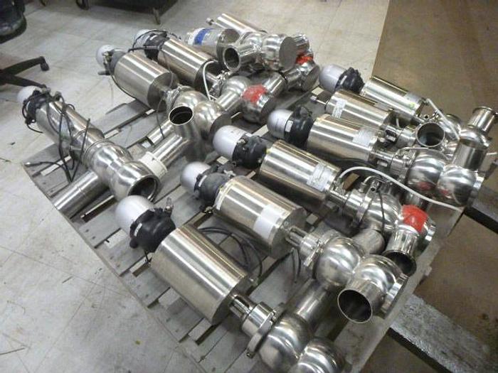 Used Pentair LE & VM Valves; 3" Dual Cavity/2 Way
