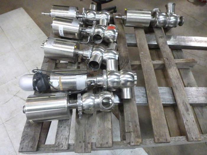 Used Pentair LE DUAL CHAMBER VALVES; 3"/2 WAY