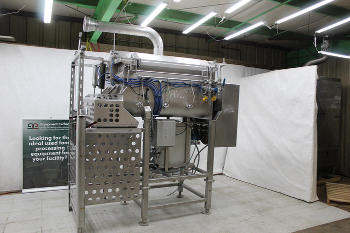 Used AMFEC Dual Paddle Blender W/CO2 Side Injection; Md#510, 1000 Lbs Capacity