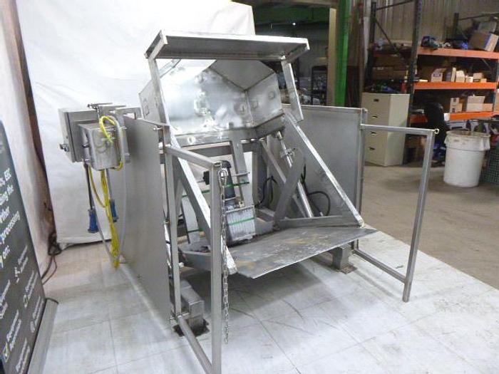 Used Stainless Steel Vat Dumper; 42" Pivot