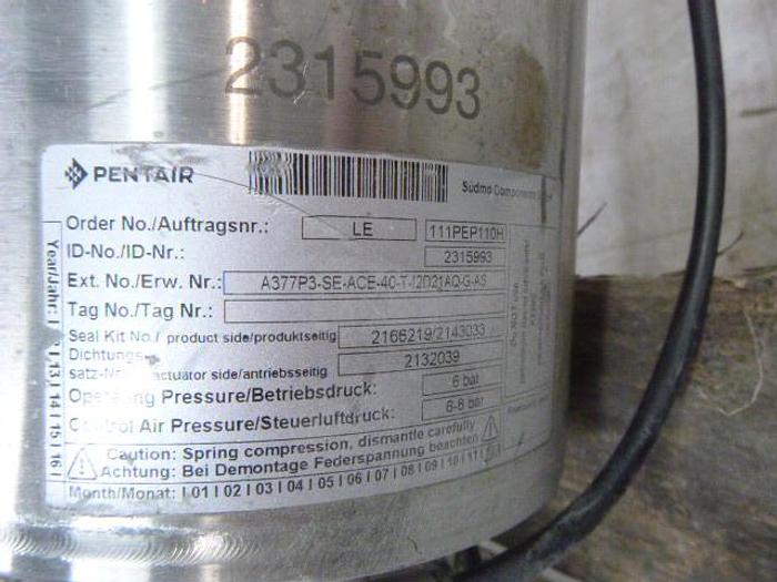 Used Pentair LE Double Seat Valves; 4"/ 2 Way