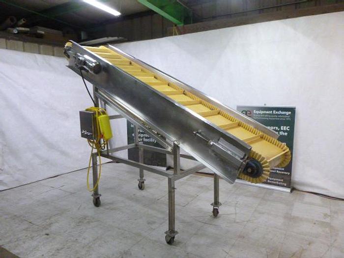 Used Incline Conveyor; 22"W x 11'L