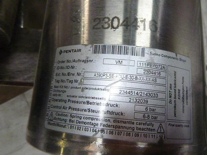 Used Pentair LE and VM 3" Dual Cavity Valves