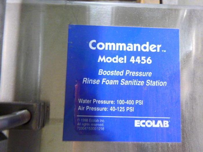 Used ECOLAB COMMANDER Pressure Rinse Foam System; Md#4456