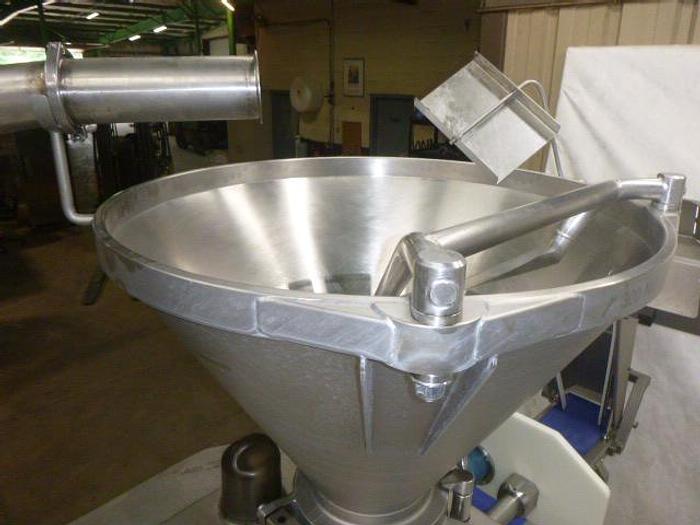 Used Vemag Vacuum Filler; Md#HP25E with Loaf Cutter and Load Hopper
