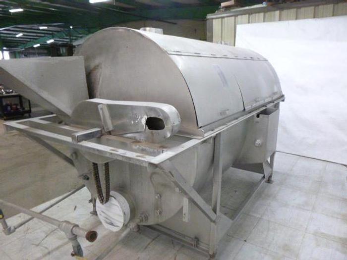 Used Rotary Blancher, 3' Dia. Drum