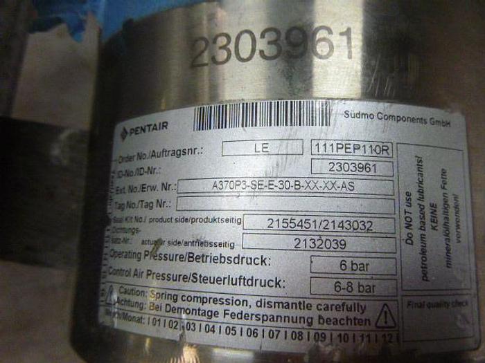 Used Pentair LE Double Seat Valves; 3" / 2 Way