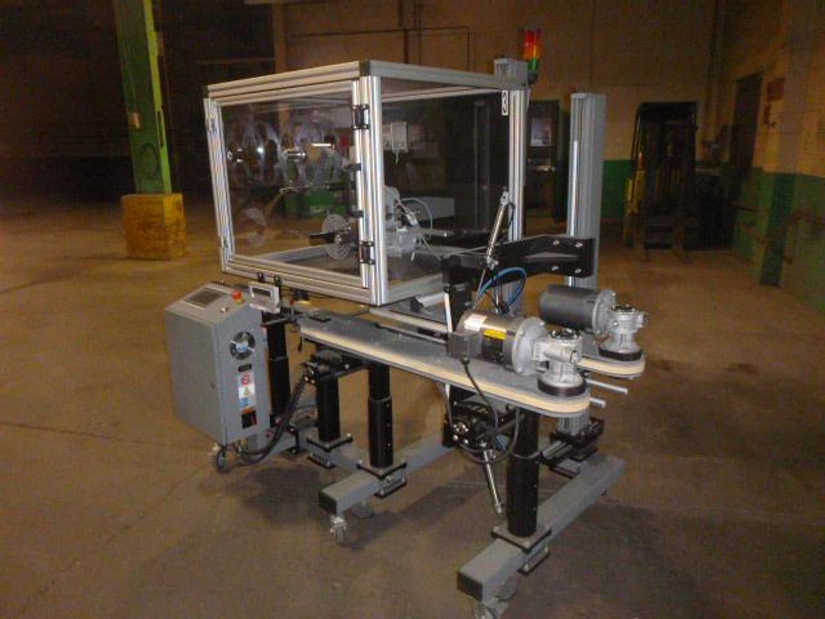 Used Weber Label Applicator, Md# Alpha Compact CC120LH