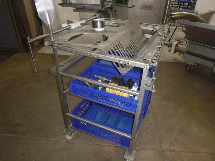 Used Vemag Vacuum Filler; Md#HP25E with Loaf Cutter and Load Hopper