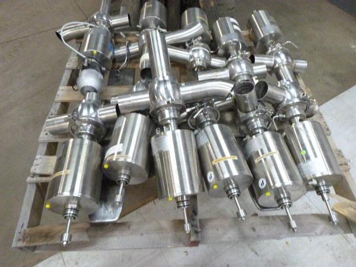 Used Pentair LE and VM Valves; 3"/3 Way