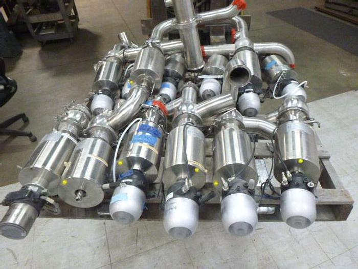 Used Pentair LE Double Seat Valves; 3" / 3 Way