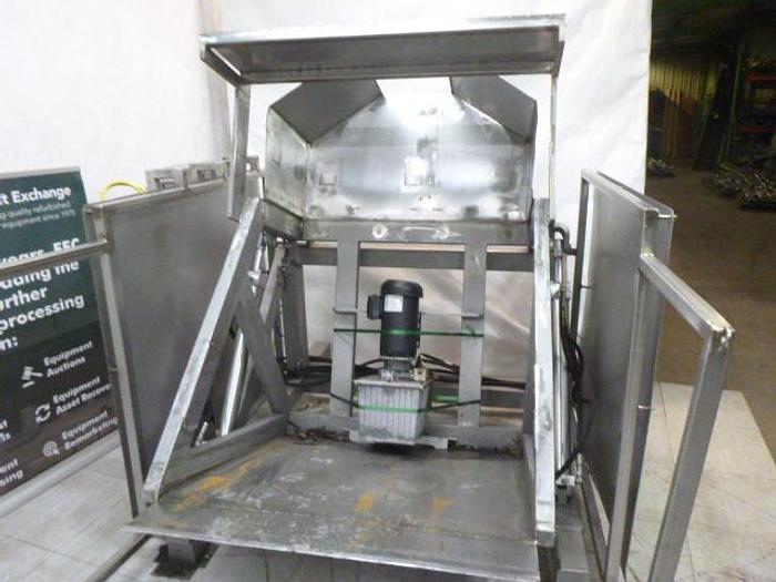 Used Stainless Steel Vat Dumper; 42" Pivot