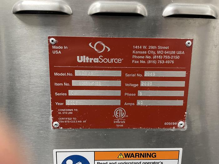 Used Ultra Source Ultra Shrink 2818 Dip Tank