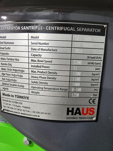 Used Haus Olive Extraction & Processing Line; Complete