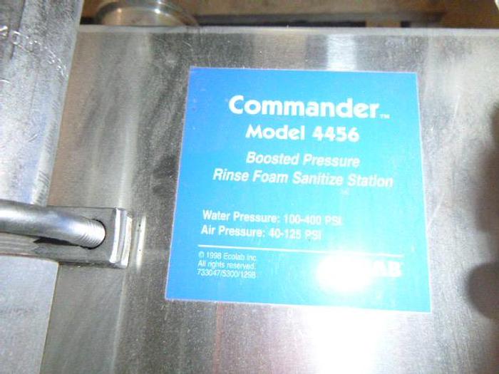 Used ECOLAB COMMANDER Pressure Rinse Foam System; Md#4456