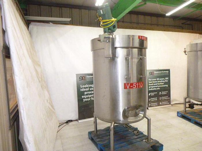 Used Precision Stainless Jacketed Mixing Tank; 200G