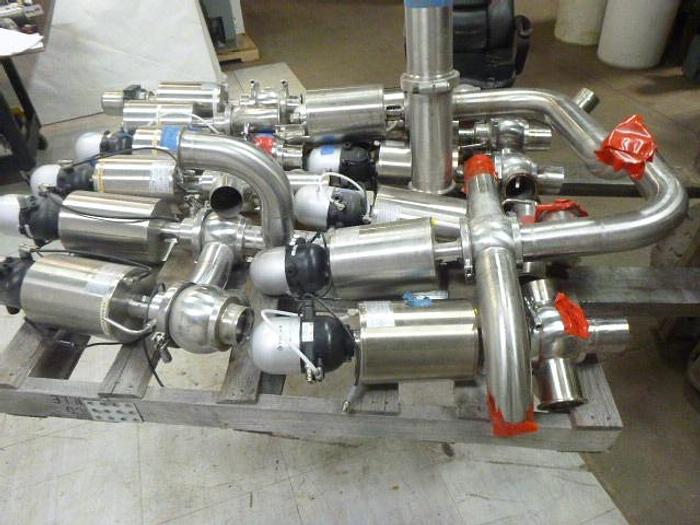 Used Pentair LE Double Seat Valves; 3" / 3 Way